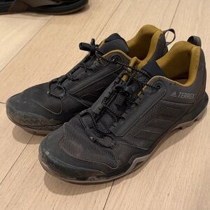 Adidas Terrex Black and Gold Men's Athletic Shoes